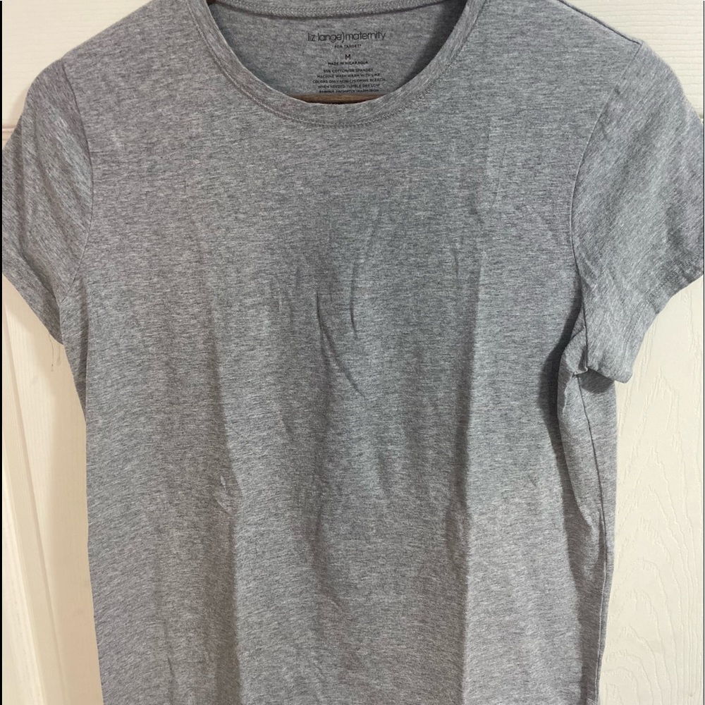 Maternity short sleeve shirt